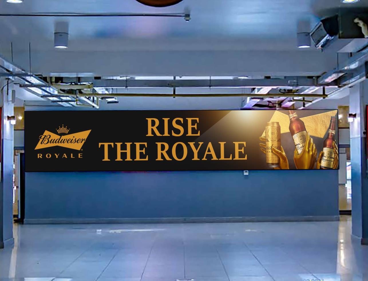 ABV-038 · Digital LED — Nnamdi Azikiwe International Airport, Departure Hall Entrance Wall advertising face and surrounding environment