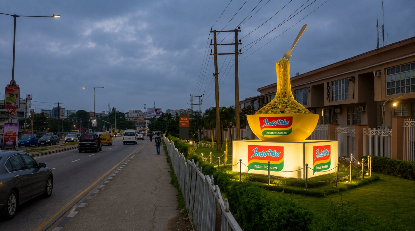 Alausa Garden – Awolowo Way by LSDPC Complex, Ikeja advertising face and surrounding environment