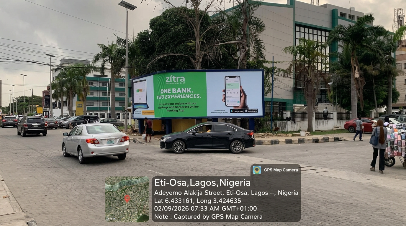 Citybox – Adeyemo Alakija by Idowu Taylor advertising face and surrounding environment