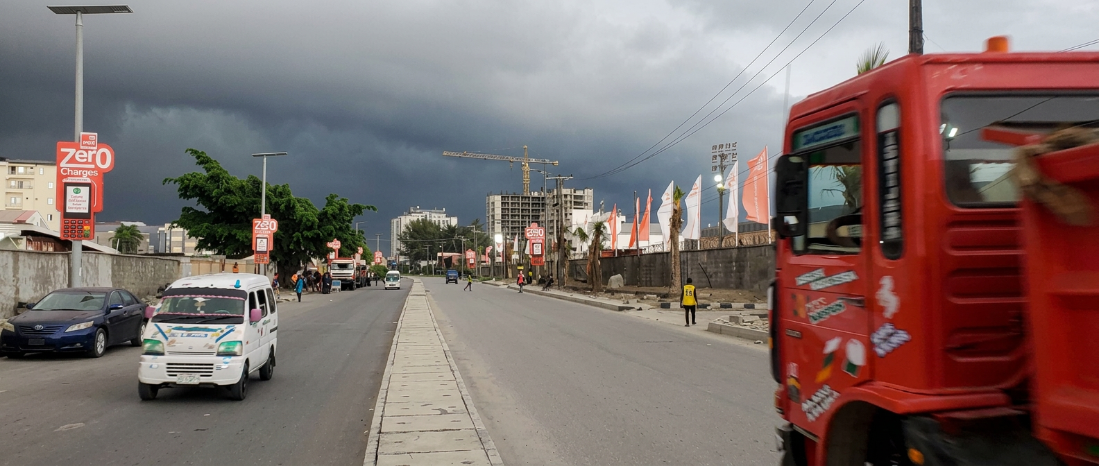 Lamp poles – Water Corporation Drive (Landmark Centre) advertising face and surrounding environment