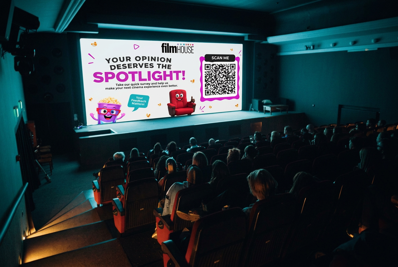 Filmhouse cinema – Benin advertising face and surrounding environment